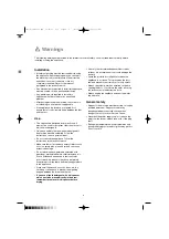 Preview for 4 page of Zanussi WD 802 User Manual