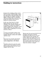 Preview for 27 page of Zanussi WD 9091 Operating Instructions Manual