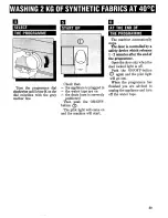 Предварительный просмотр 23 страницы Zanussi WDI 1215 B Instruction Booklet