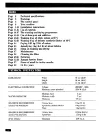 Предварительный просмотр 2 страницы Zanussi WDL 1282 Instruction Booklet