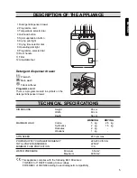 Preview for 5 page of Zanussi WDS872C Instruction Booklet