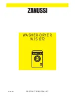 Preview for 1 page of Zanussi WJS 1272 Instruction Booklet