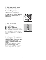 Preview for 8 page of Zanussi WJS 1397 W Instruction Booklet