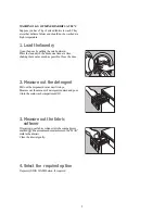 Preview for 9 page of Zanussi WJS 1397 W Instruction Booklet