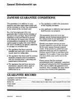 Preview for 12 page of Zanussi Z 16/2 R Instructions For Use And Care Manual