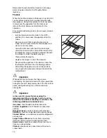 Preview for 10 page of Zanussi Z 25/4 W Instruction Booklet