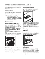 Preview for 9 page of Zanussi Z 35/4 SI Instruction Booklet