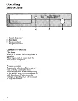 Предварительный просмотр 6 страницы Zanussi Z 818 Instructions For Use And Care Manual