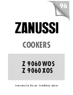 Zanussi Z 9060 XOS Instructions For Use And Installation Instructions preview