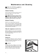 Preview for 10 page of Zanussi Z 98/4 W Instruction