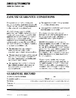 Preview for 24 page of Zanussi Z 980 VS Use And Care Instruction