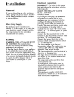 Preview for 2 page of Zanussi Z2450R Use And Care Instructions Manual