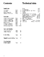 Preview for 2 page of Zanussi Z50 Use And Care Instructions Manual