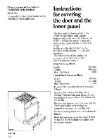 Preview for 18 page of Zanussi Z50 Use And Care Instructions Manual