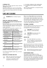 Preview for 38 page of Zanussi Z716WT83BI User Manual