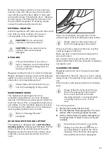 Preview for 31 page of Zanussi Z814W85BI User Manual