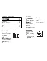 Preview for 21 page of Zanussi ZA 27 S Instruction Booklet