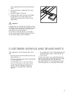 Preview for 9 page of Zanussi ZA 32 S Instruction Booklet