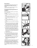 Preview for 11 page of Zanussi ZA 32 S Instruction Booklet