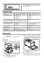Preview for 6 page of Zanussi ZAF824G1W User Manual