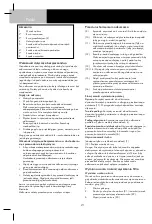 Preview for 23 page of Zanussi ZAN3600 Operating Instructions Manual