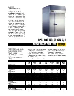 Preview for 1 page of Zanussi ZANUSSI easyChill 110005 Specifications