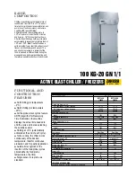 Zanussi ZANUSSI easyChill 110022 Specifications preview