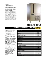 Zanussi Zanussi Professional 110724 Specifications preview