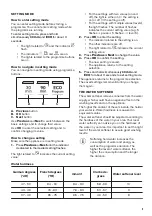 Предварительный просмотр 9 страницы Zanussi ZANZDLN2521 User Manual