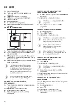 Предварительный просмотр 12 страницы Zanussi ZANZDLN2521 User Manual