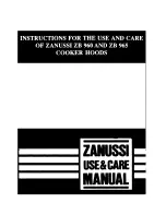 Zanussi ZB 960 Instructions For Use And Care Manual preview