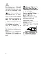 Preview for 42 page of Zanussi ZBA 3154A Operating Instructions Manual