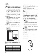 Preview for 46 page of Zanussi ZBA 3154A Operating Instructions Manual