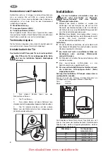 Preview for 8 page of Zanussi ZBA 3160 A Operating Instructions Manual