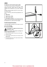 Предварительный просмотр 40 страницы Zanussi ZBA 3160 A Operating Instructions Manual