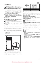 Предварительный просмотр 41 страницы Zanussi ZBA 3160 A Operating Instructions Manual