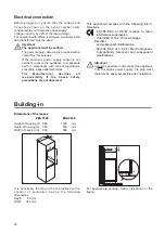 Предварительный просмотр 40 страницы Zanussi ZBA 3160 Instruction Booklet