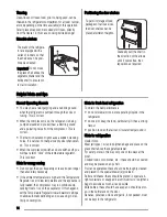 Preview for 14 page of Zanussi ZBA14440SA User Manual