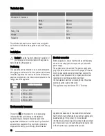 Preview for 18 page of Zanussi ZBA14440SA User Manual