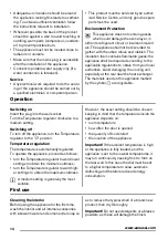 Preview for 14 page of Zanussi ZBA14441SC User Manual