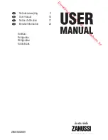 Предварительный просмотр 1 страницы Zanussi ZBA15020SV User Manual