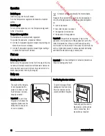 Предварительный просмотр 12 страницы Zanussi ZBA15020SV User Manual