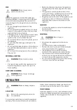 Предварительный просмотр 15 страницы Zanussi ZBA15021SA User Manual