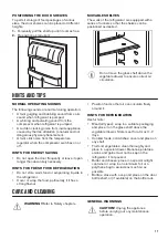 Предварительный просмотр 17 страницы Zanussi ZBA15021SA User Manual