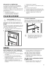 Предварительный просмотр 27 страницы Zanussi ZBA15021SA User Manual