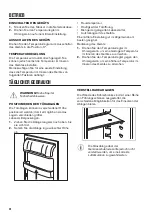 Предварительный просмотр 38 страницы Zanussi ZBA15021SA User Manual