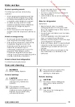 Preview for 15 page of Zanussi ZBA15041SV User Manual