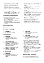 Предварительный просмотр 16 страницы Zanussi ZBA22021SV User Manual