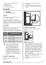 Предварительный просмотр 19 страницы Zanussi ZBA22021SV User Manual