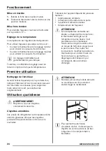 Предварительный просмотр 24 страницы Zanussi ZBA22021SV User Manual